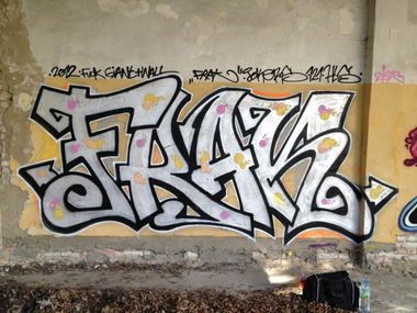 Graffiti Wall in Berlin - Photo by ZiER - frak, 121, jks (2012)