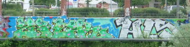Graffiti Wall in Berlin - Photo by ZiER - zier, jks, jks121 (2010)