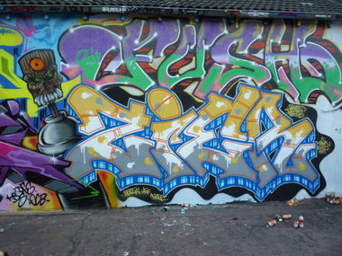 Graffiti Wall in Düren - Photo by ZiER - zier, cier, jks (2012)