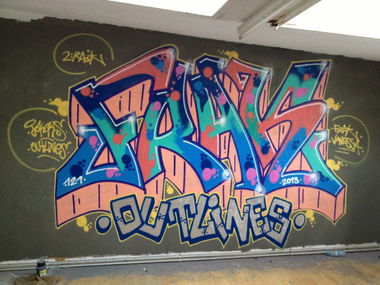 Graffiti Wall in Berlin - Photo by ZiER - frak, jks, jokers (2013)