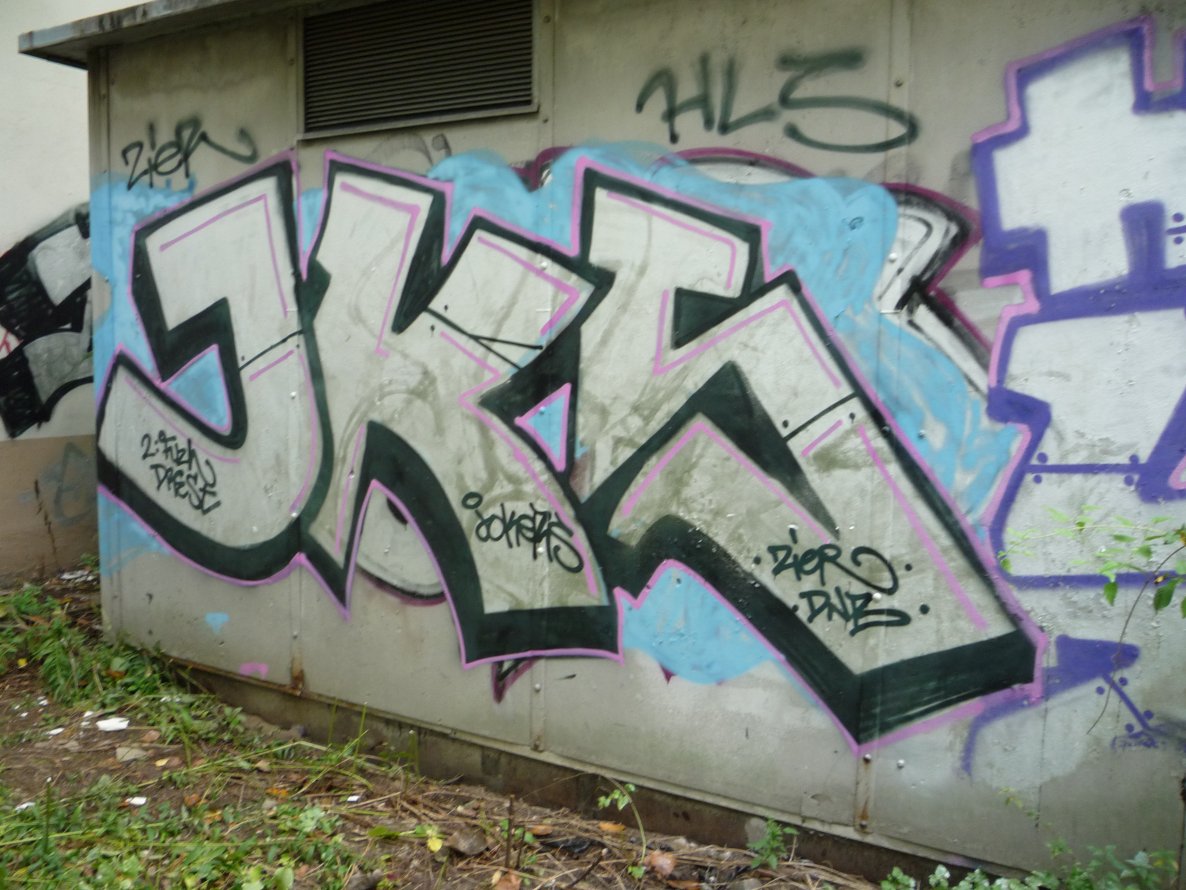 Graffiti Bombing in Berlin - Photo by ZiER - jks, jks121, jokers (2010)
