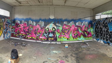 Graffiti Wall in Quezon City - Photo by ZiER - Zier, batos, raick (2013)
