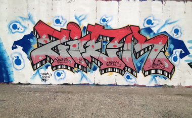 Graffiti Wall in Berlin - Photo by ZiER - zier, zier49, jks (2013)
