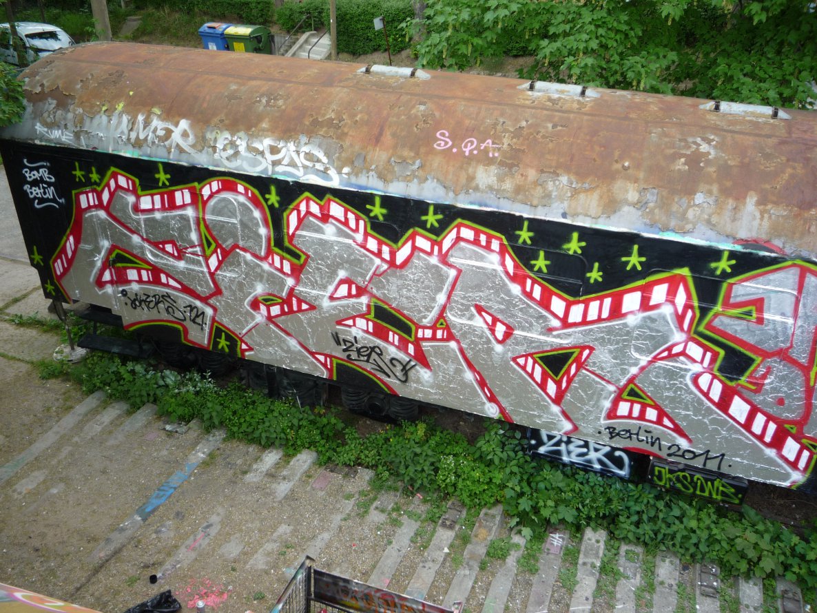 Graffiti Train in Jena - Photo by ZiER - zier, zier49, jks (2011)