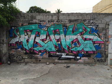 Graffiti Bombing in Manila - Photo by ZiER - frak, zier, cier (2014)