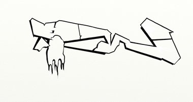 Graffiti Sketch in Noginsk - Photo by Ziker - Tower (2013)