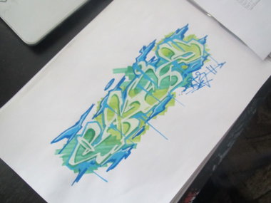 Graffiti Sketch in Noginsk - Photo by Ziker - Ekiz|Zike (2013)