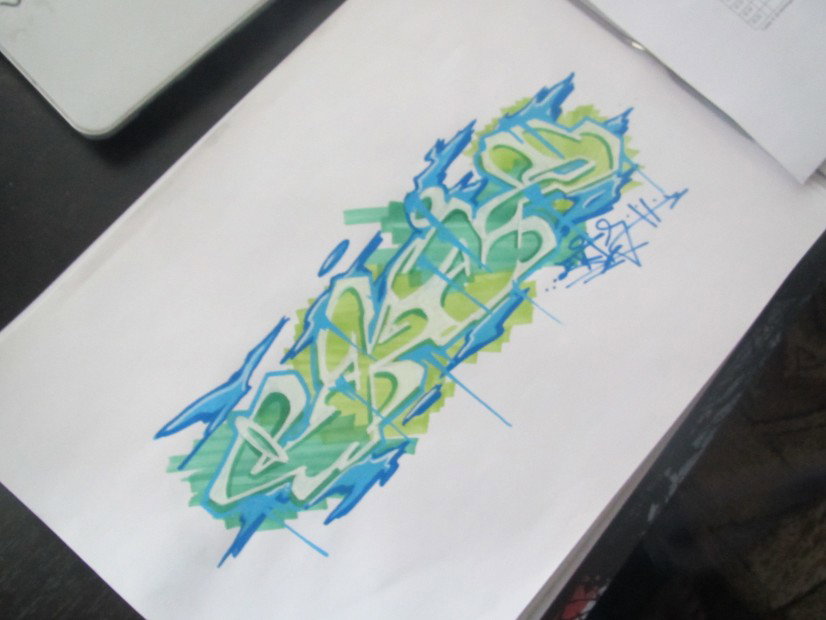 Graffiti Sketch in Noginsk - Photo by Ziker - Ekiz|Zike (2013)