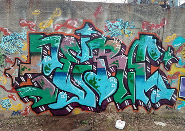 Graffiti Wall in Екатеринбург - Photo by Zip_PERC - Zip, PERC, Permanent (2014)