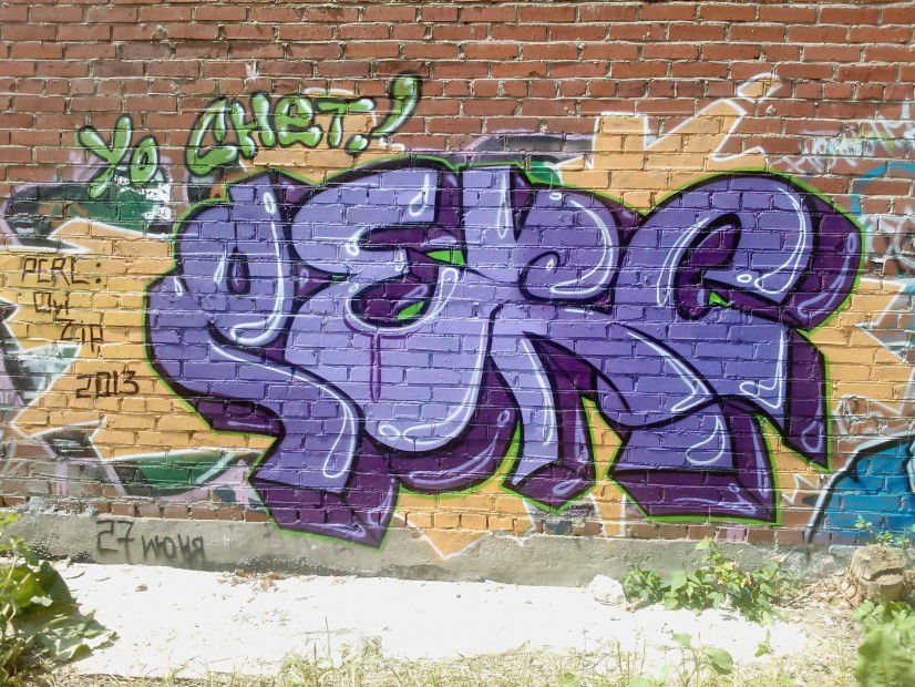 Graffiti Wall in EKB - Photo by Zip_PERC (2013)