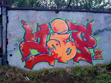 Graffiti Wall in EKB - Photo by Zip_PERC (2012)