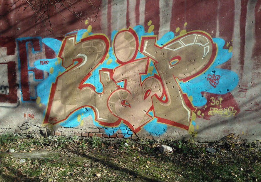 Graffiti Wall in EKB - Photo by Zip_PERC (2012)