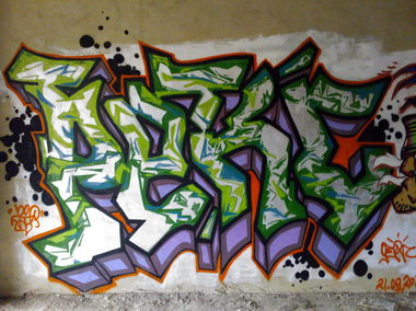 Graffiti Wall in Yekaterinburg - Photo by Zip_PERC - Zip, PERC (2013)