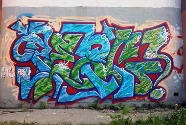Graffiti Wall in Yekaterinburg - Photo by Zip_PERC - Zip, PERC (2014)