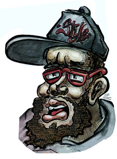 Graffiti Sketch - Photo by Zip_PERC - Zip, PERC, Permanent (2014)