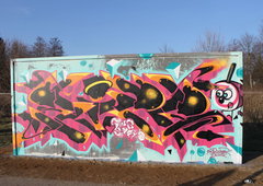 Graffiti Wall - Photo by Zipe196 - Sipe, Zipe, Nisto (2014)