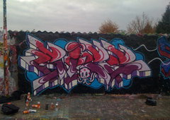 Graffiti Wall - Photo by Zipe196 - sipe, zipe, akf (2013)