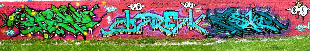 Graffiti Wall - Photo by Zipe196 - sipe, qrek, esko (2014)