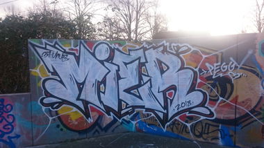 Graffiti Wall - Photo by Zivilpolizist - MIER, UHUS (2018)