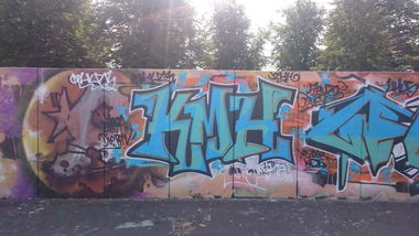 Graffiti Wall - Photo by Zivilpolizist - Geisd, geist, kmh