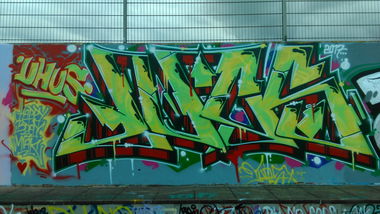 Graffiti Wall - Photo by Zivilpolizist - YUX, YUQS, YUGS