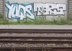 Graffiti Bombing - Photo by Zivilpolizist - YUQS, YUXER, YUGS