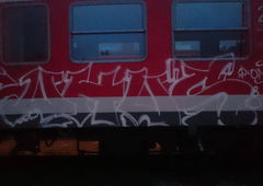 Graffiti Train - Photo by Zivilpolizist - UHUS, UHUZ, UHU