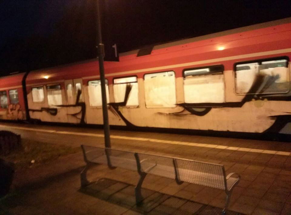 Graffiti Train - Photo by Zivilpolizist - SIC, StompInCrew