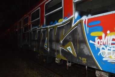Graffiti Train - Photo by Zivilpolizist - UHUS, UHU, UHUZ (2017)