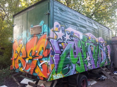 Graffiti Artwork - Photo by Zivilpolizist - UHUS, UHU, UHUZ