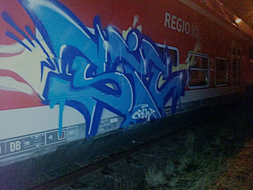 Graffiti Train - Photo by Zivilpolizist - StompInCrew, SIC