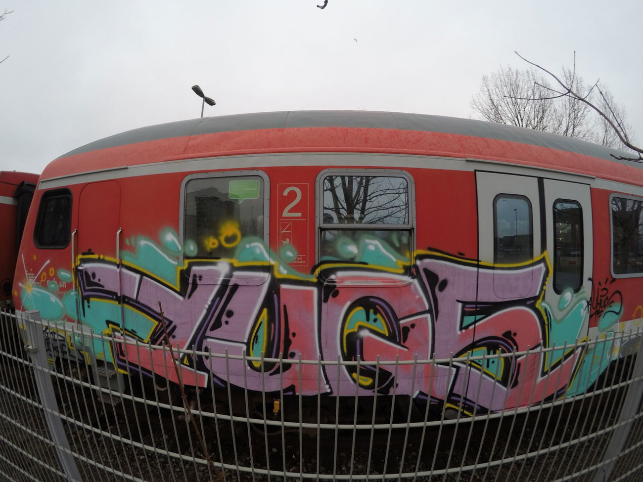 Graffiti Train - Photo by Zivilpolizist - YUQS, YUX, YUXER