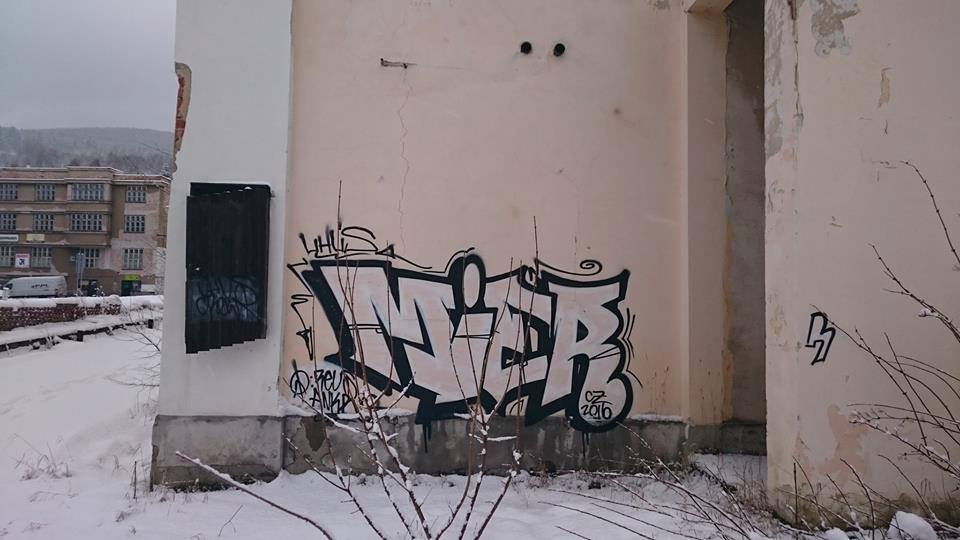 Graffiti Bombing - Photo by Zivilpolizist - UHUS, UHUZ, UHU