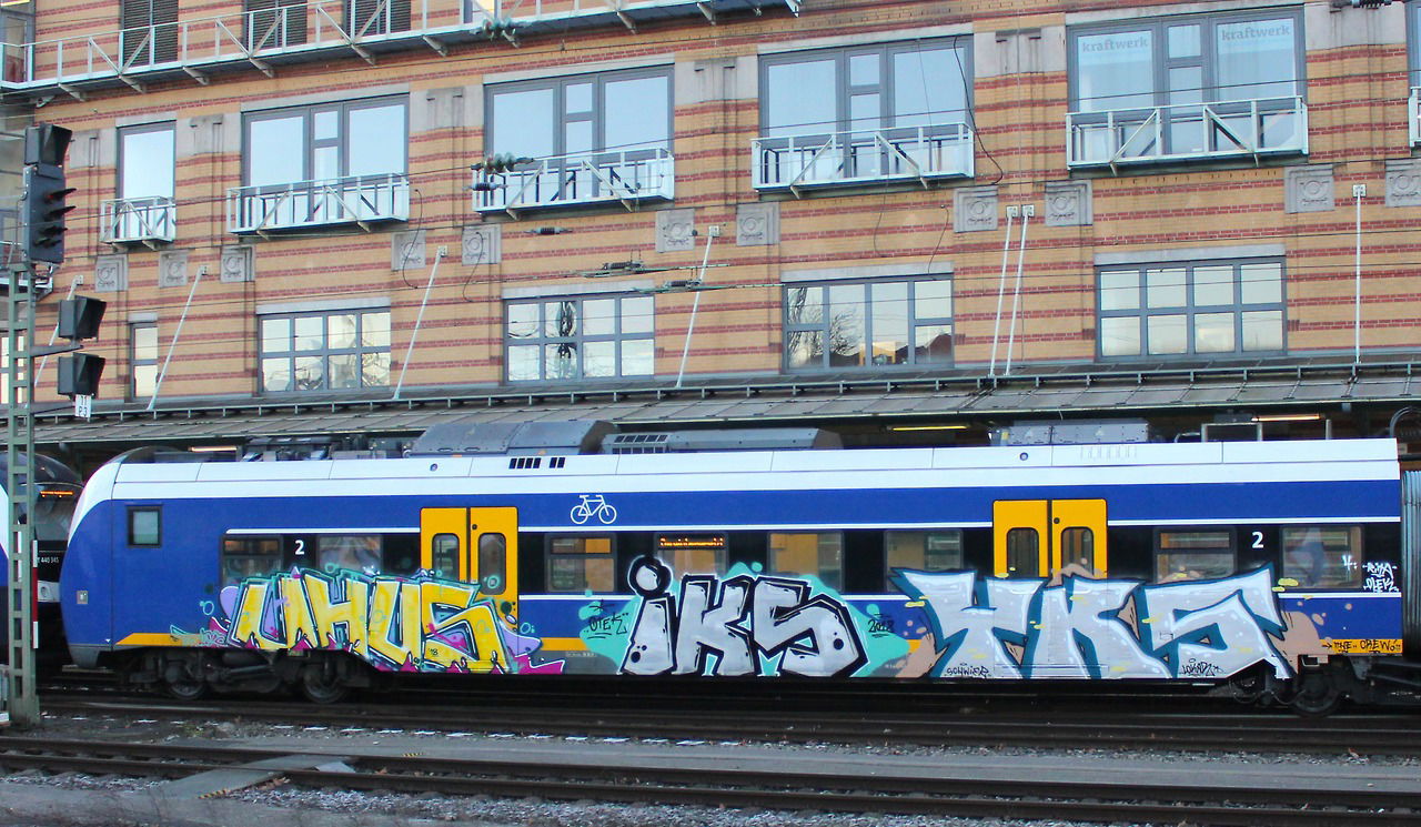Graffiti Train - Photo by Zivilpolizist - UHUS, IKS, YKS