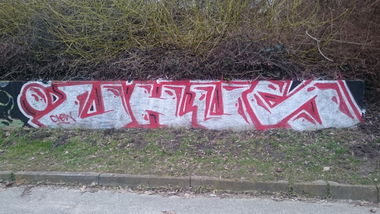 Graffiti Bombing - Photo by Zivilpolizist - UHUS, UHU, UHUZ