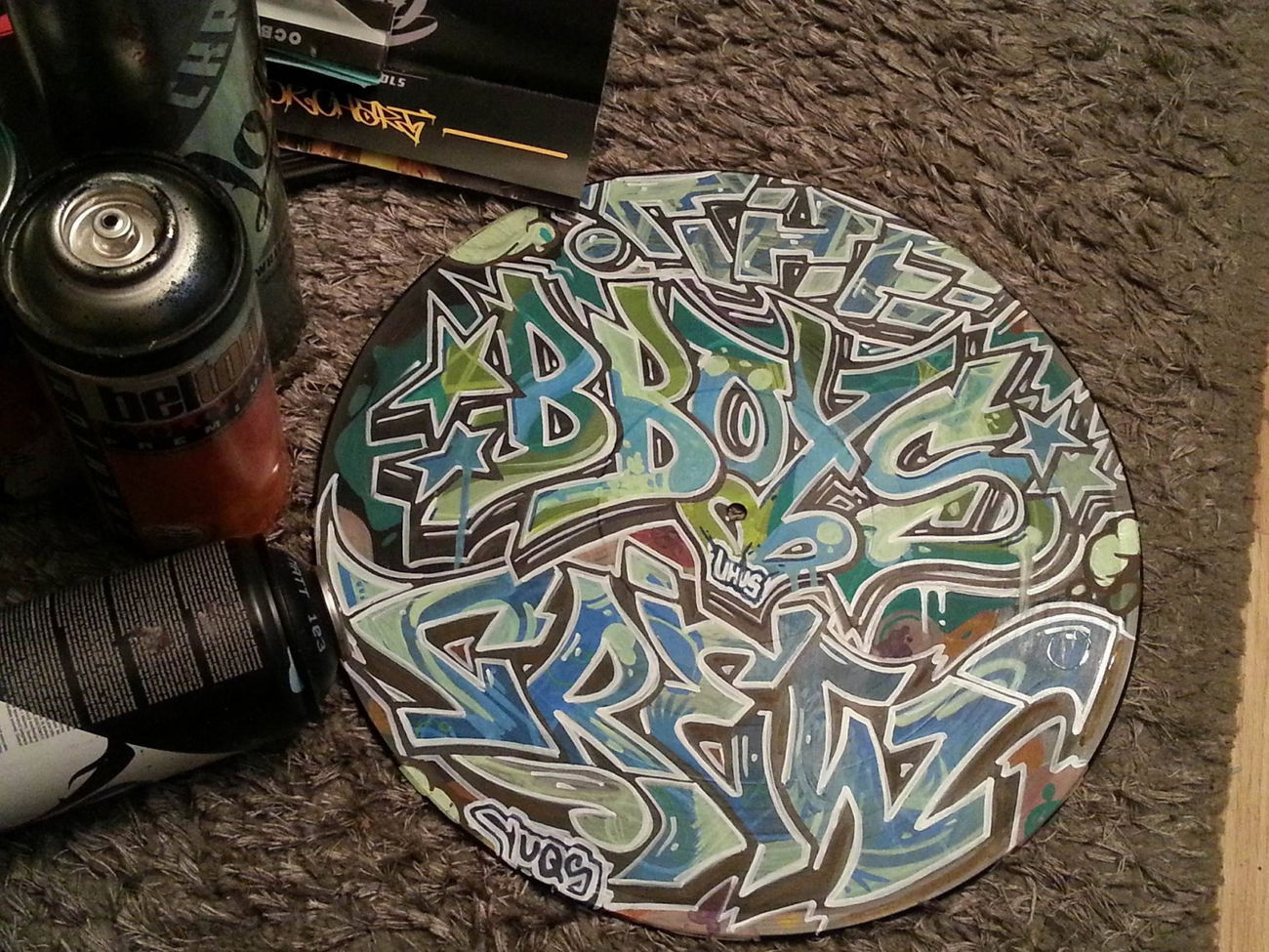 Graffiti Wall in Timbuktu - Photo by Zivilpolizist - vinyl, uhus, uhuz