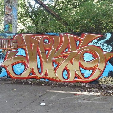 Graffiti Wall - Photo by Zivilpolizist - YUQS, JUKS, UHUS