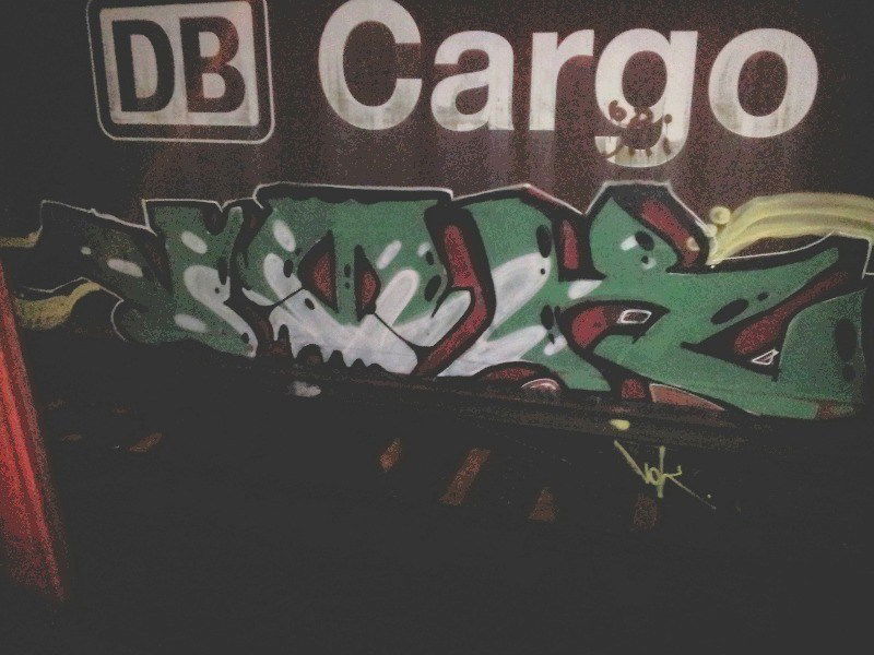 Graffiti Train - Photo by Zivilpolizist - Freight, VOK, NKS
