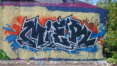 Graffiti Wall - Photo by Zivilpolizist - MIER, BERLIN