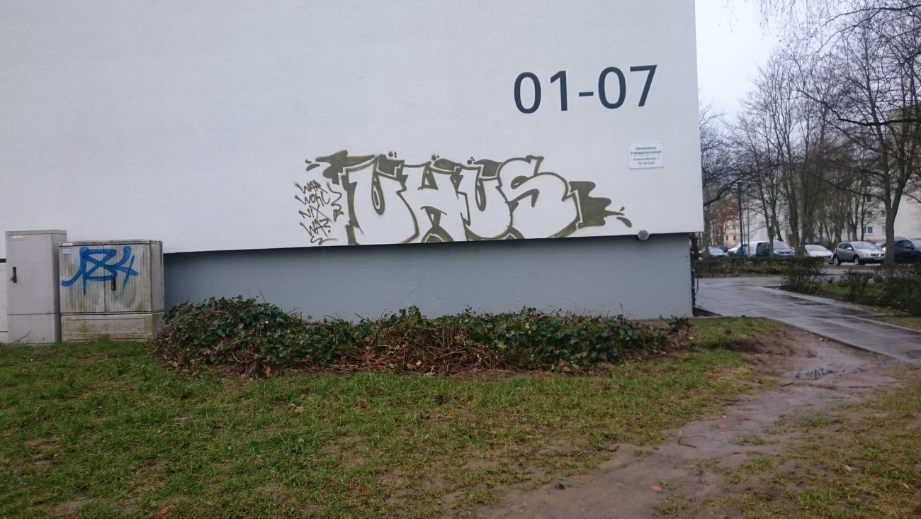 Graffiti Bombing - Photo by Zivilpolizist - UHUS, UHU, UHUZ