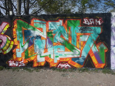Graffiti Wall - Photo by Zivilpolizist - Geisd, Geist, Uhus