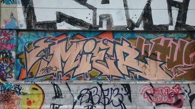 Graffiti Wall - Photo by Zivilpolizist - Mier, uhus