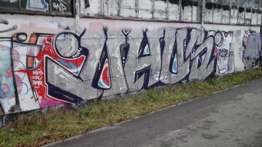 Graffiti Bombing - Photo by Zivilpolizist - Uhus, Uhu, uhuz