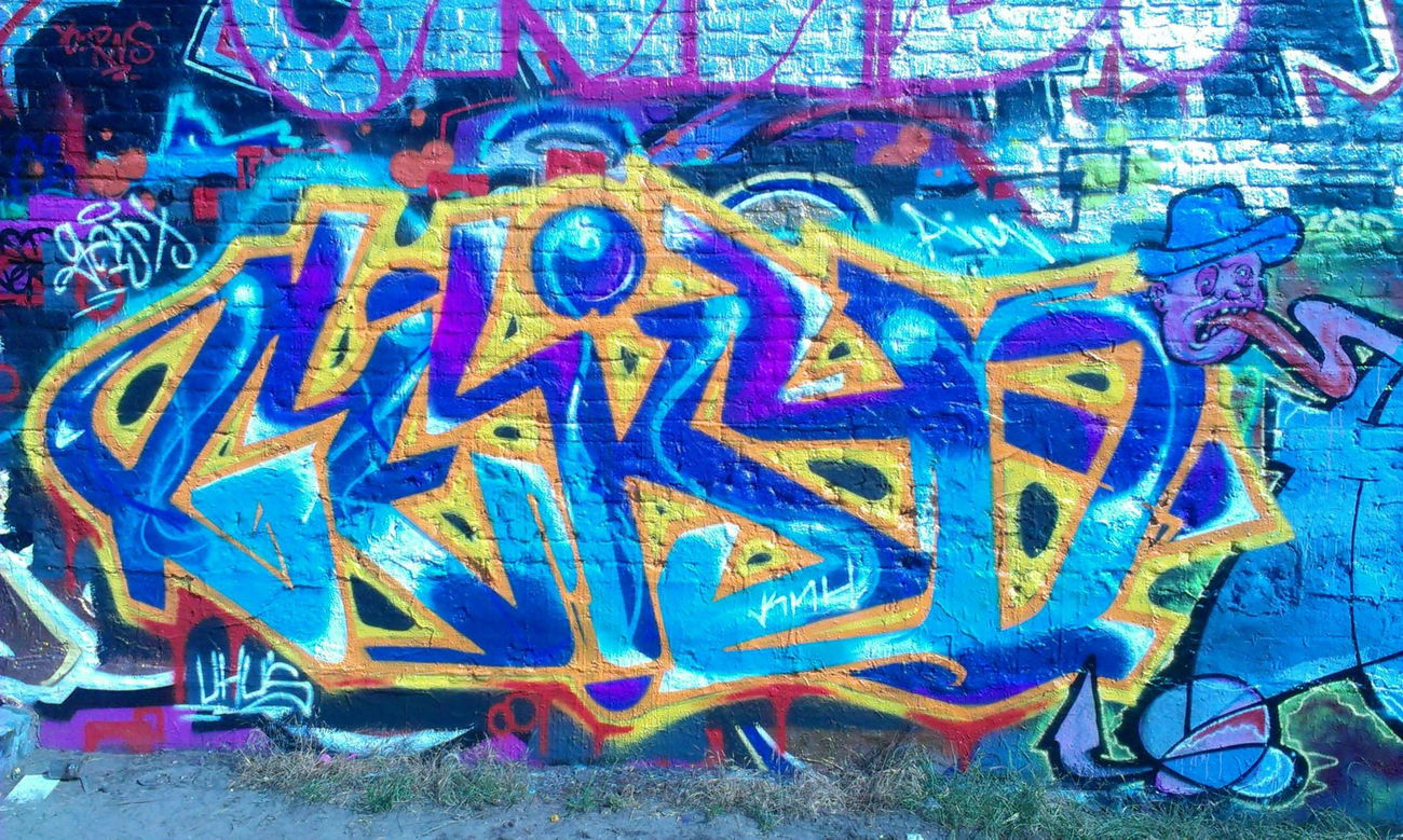 Graffiti Wall - Photo by Zivilpolizist - UHUS, UHU, UHUZ