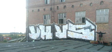 Graffiti Bombing - Photo by Zivilpolizist - UHUS, UHUZ, UHU