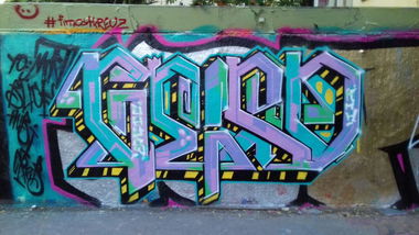 Graffiti Wall - Photo by Zivilpolizist - UHUS, UHU, UHUZ