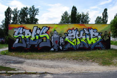 Graffiti Wall - Photo by ZkiB - speis, wr, zkib