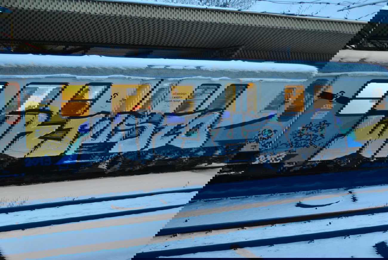 Graffiti Train - Photo by ZkiB