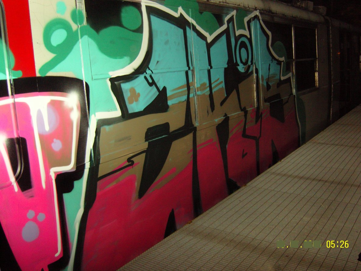 Graffiti Train - Photo by ZkiB