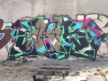 Graffiti Wall - Photo by ZkiB